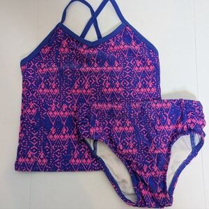 Coolibar Tankini 2 Piece Bathing Suit 3T